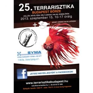TERRARISZTIKA BUDAPEST BÖRZE gyermek és nyugdíjas belépőjegy 2013 szeptember 15.
