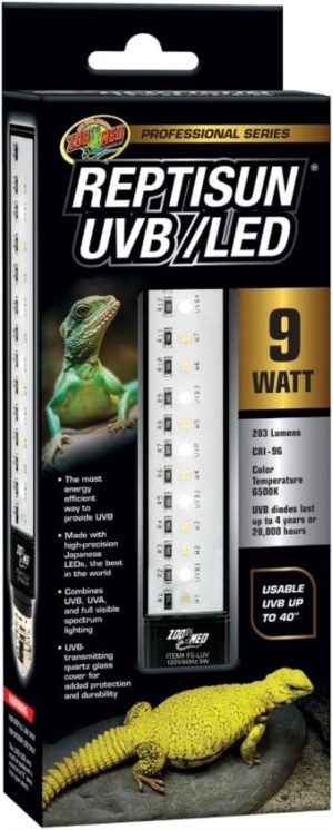 ZooMe FS-LUVE ReptiSun UVB/LED 9W - Izzó LED-es
