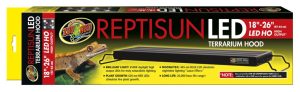 ZooMe LF-80 ReptiSun LED Terrarium Hood 22-33cm - Lámpatest